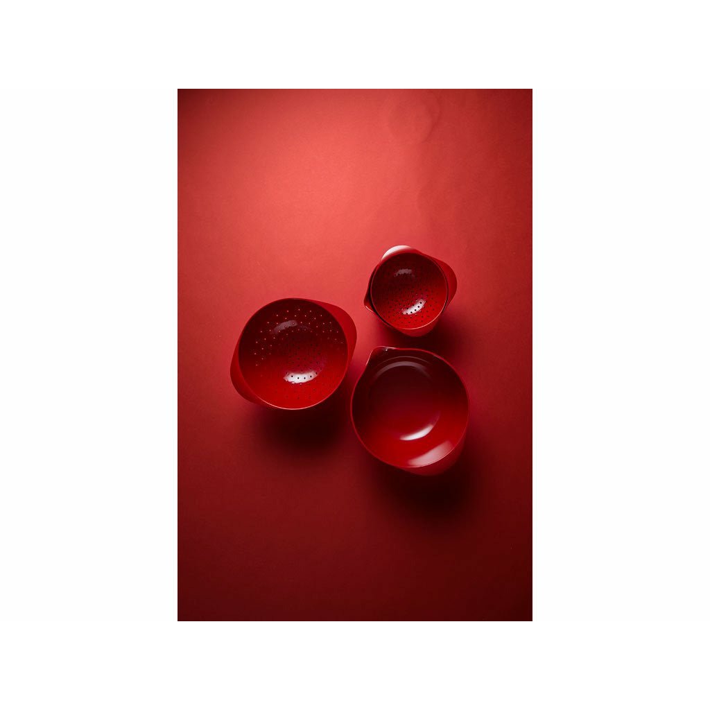 Rosti Küchensieb für Margrethe-Schüssel 1,5 Liter, rot