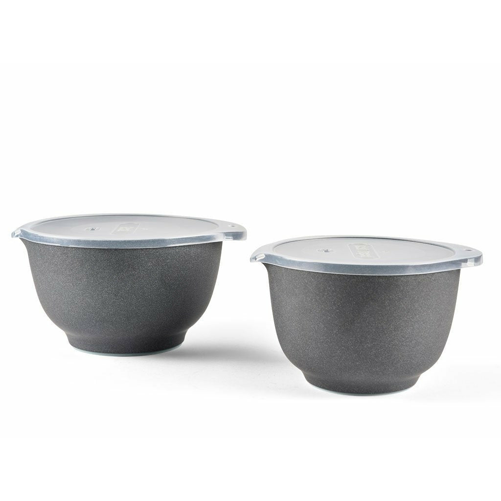 Rosti Margrethe Mixing Bowl Set Pebble Black, 4 Pieces