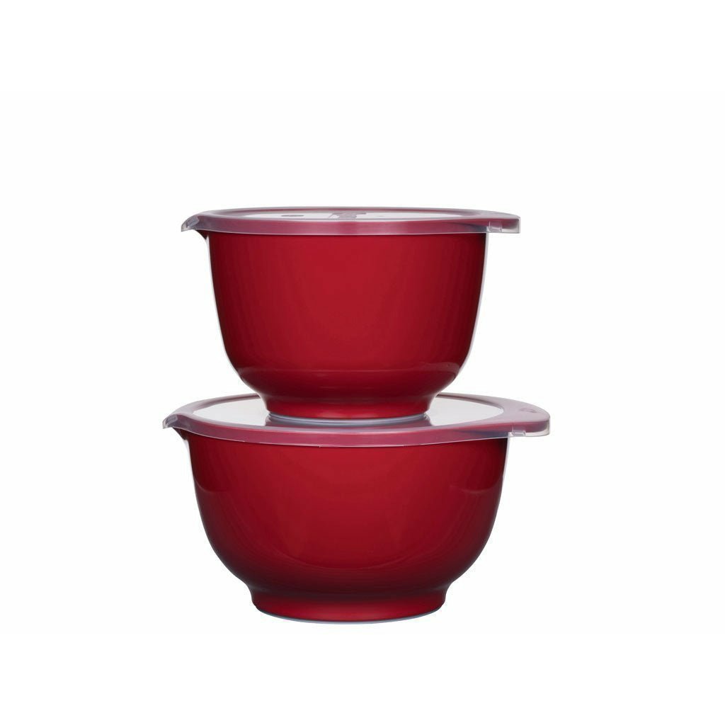 Rosti Margrethe Mixing Bowl Set Red, 4 Pieces