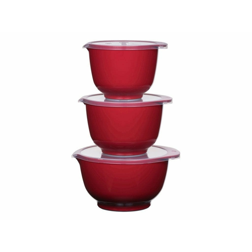 Rosti Margrethe Mixing Bowl Set Red, 6 Pieces