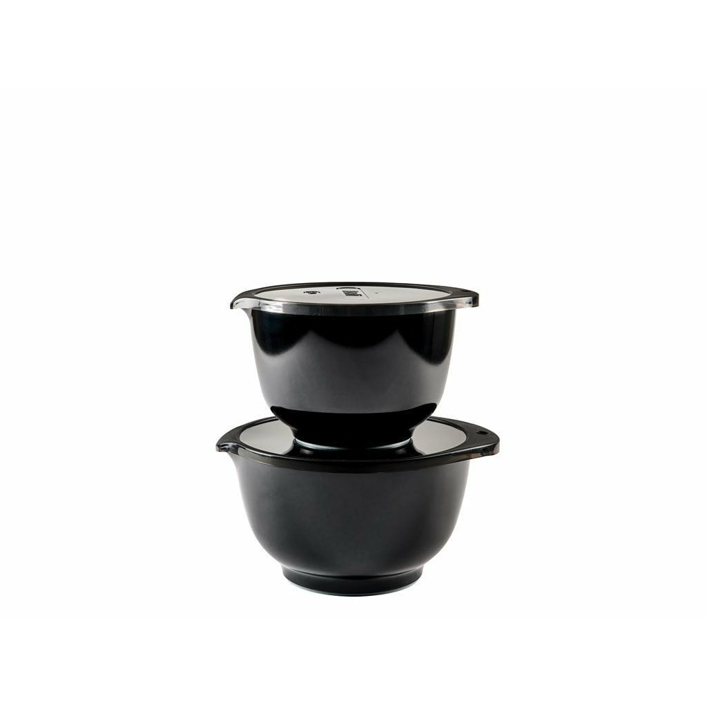 Rosti Margrethe Mixing Bowl Set Black Edition, 4 stykker