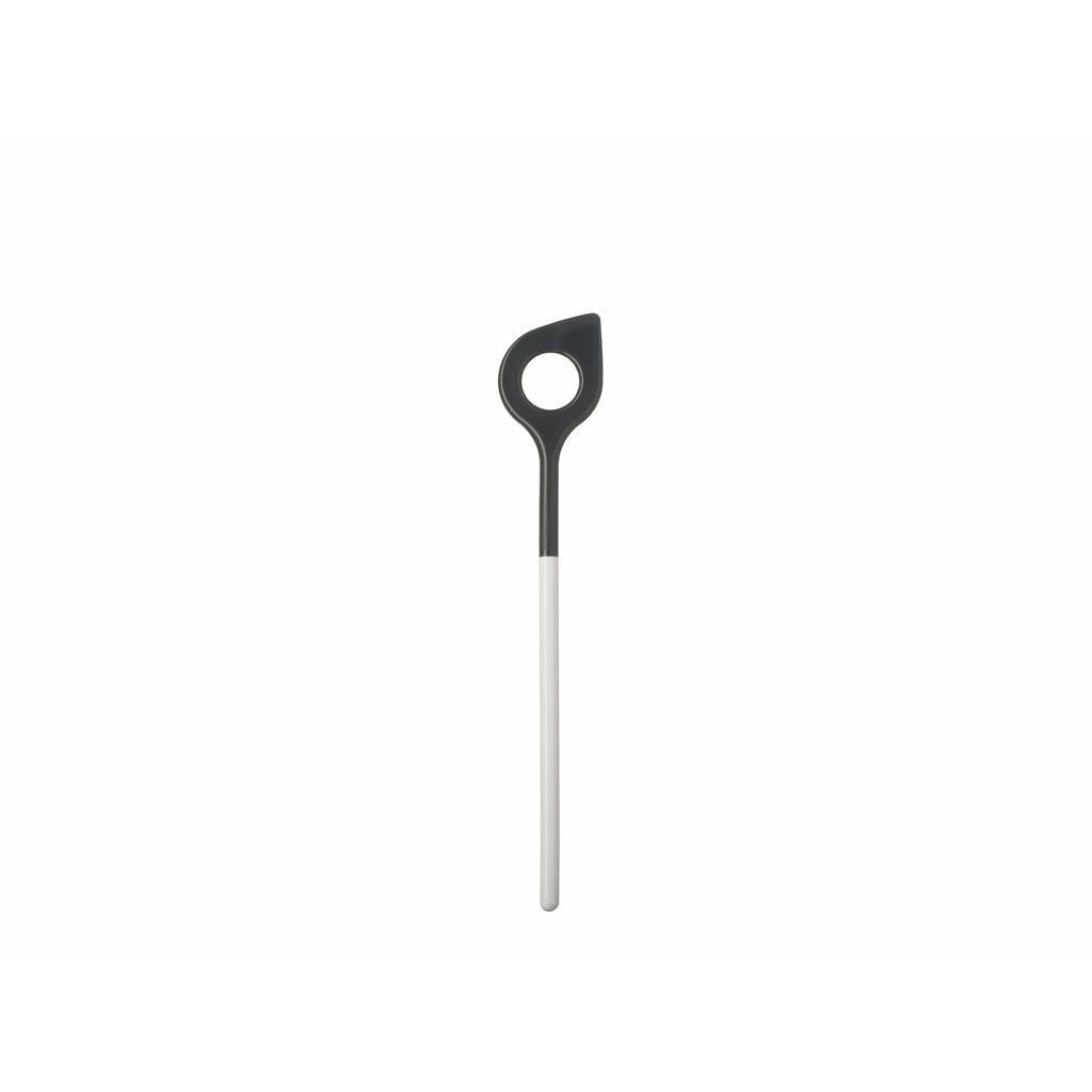 Rosti Optima Cooking Spoon con buco bianco, 31 cm