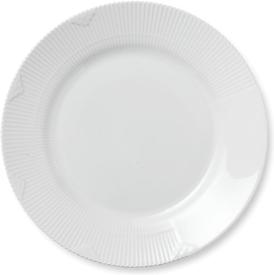 Royal Copenhague Elements White Plate, 28 cm