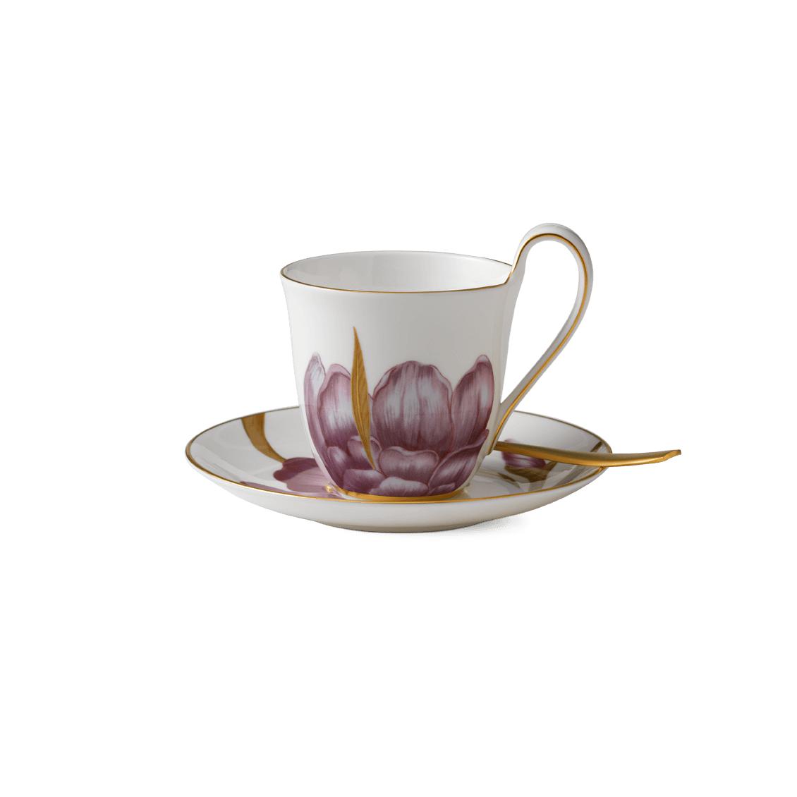 Royal Copenhagen Flora Mug W. Saucer Iris, 27cl