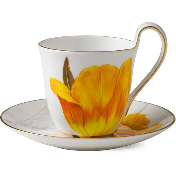 Royal Copenhagen Flora Mug With Saucer Tulip, 27cl
