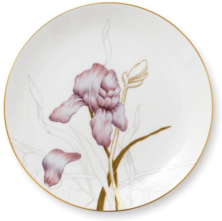 Royal Copenhagen Flora Plate Iris, 22cm - inwohn.de