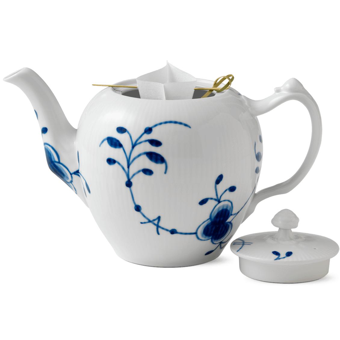 Royal Copenhagen Blue Fluted Mega Teapot, 100 Cl - inwohn.de