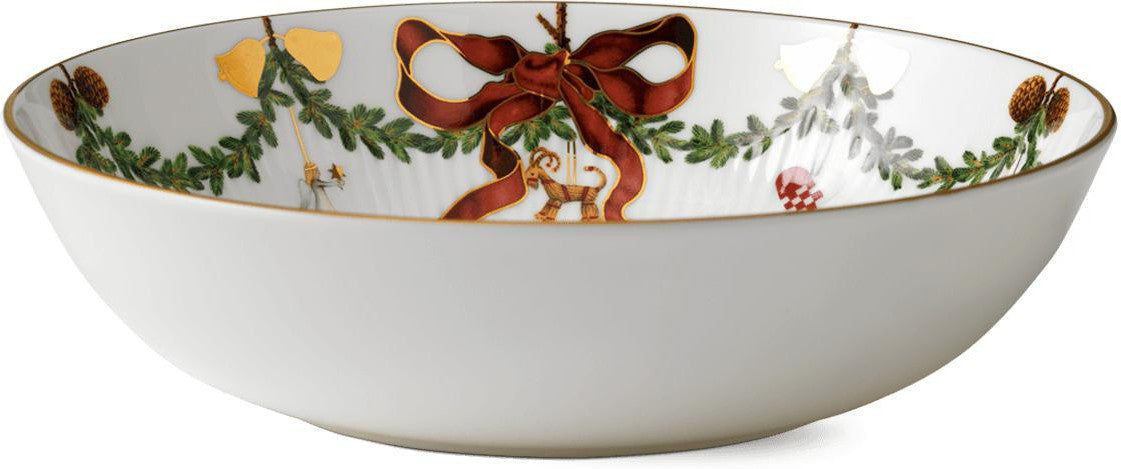 Royal Copenhagen Star Flued Christmas Bowl, 175cl