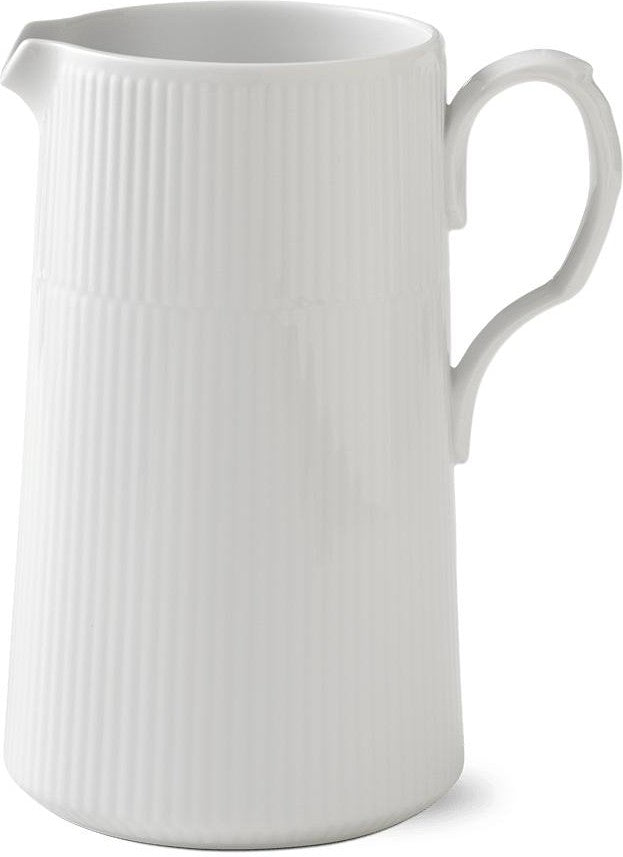 皇家哥本哈根白凹槽水罐，1,5L