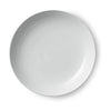 Royal Copenhagen White Fluted Modern Plate With High Rim, 25cm