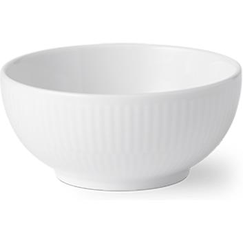 Royal Copenhagen White Flutsed Bowl, 24Cl
