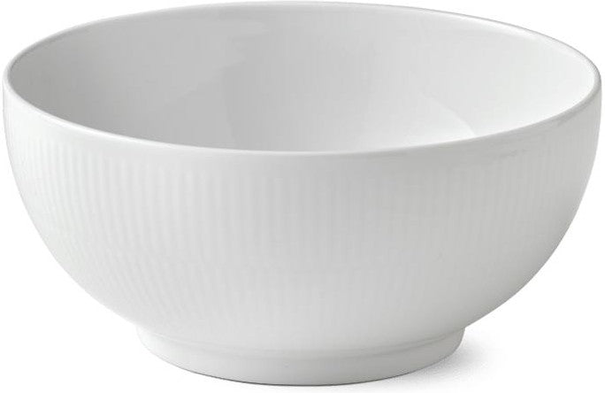 Royal Copenhagen White Flutsed Bowl, 180Cl