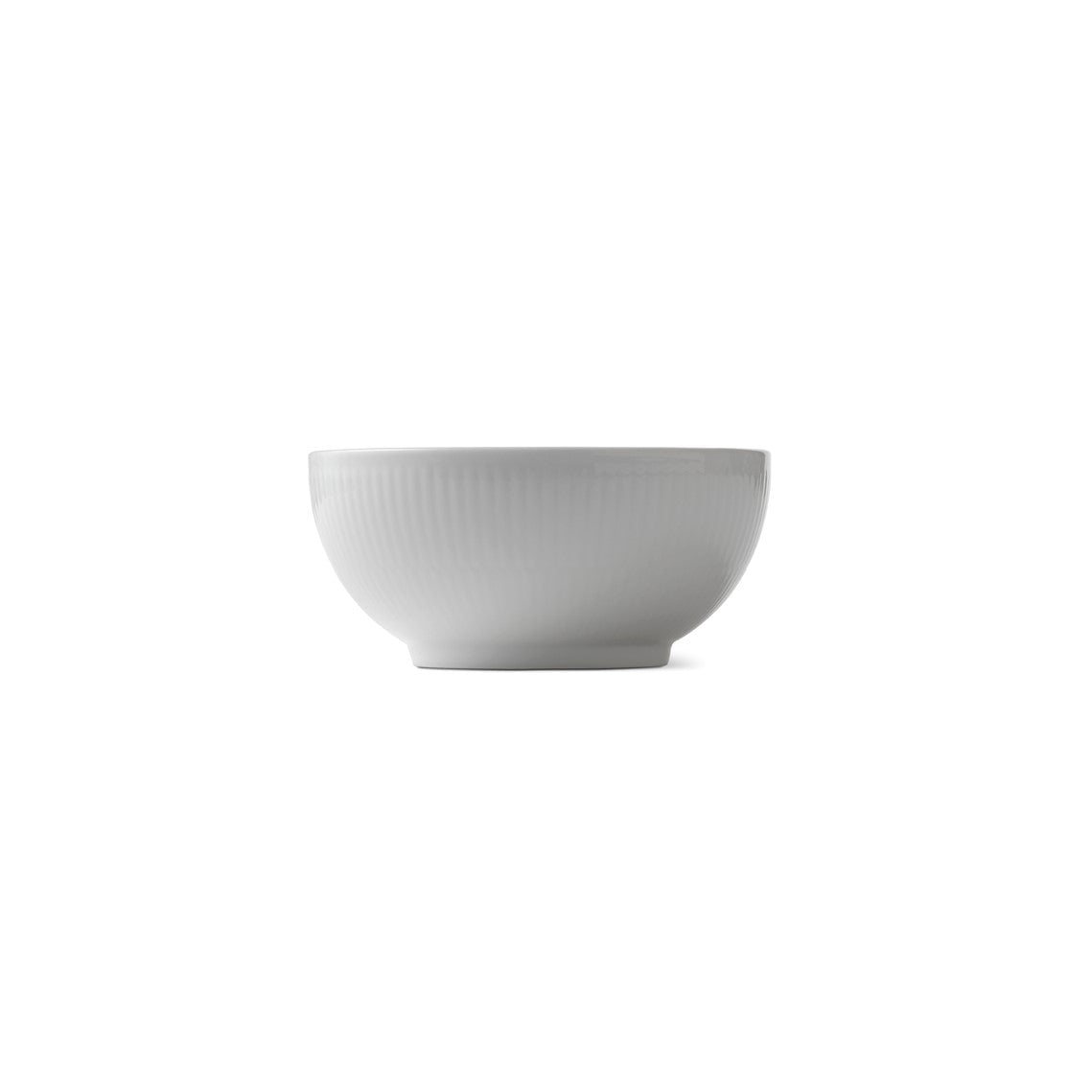 Royal Copenhagen White Flutsed Bowl, 47 CL