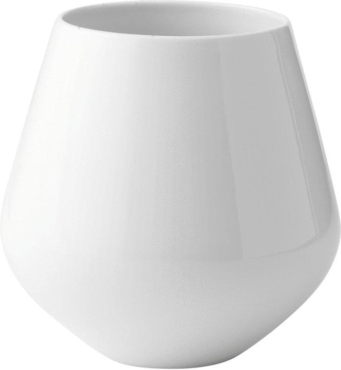 Royal Copenhagen Weiß Gerippt Vase, 20,5cm-Vase-Royal Copenhagen-5705140730026-1023872-ROY-inwohn