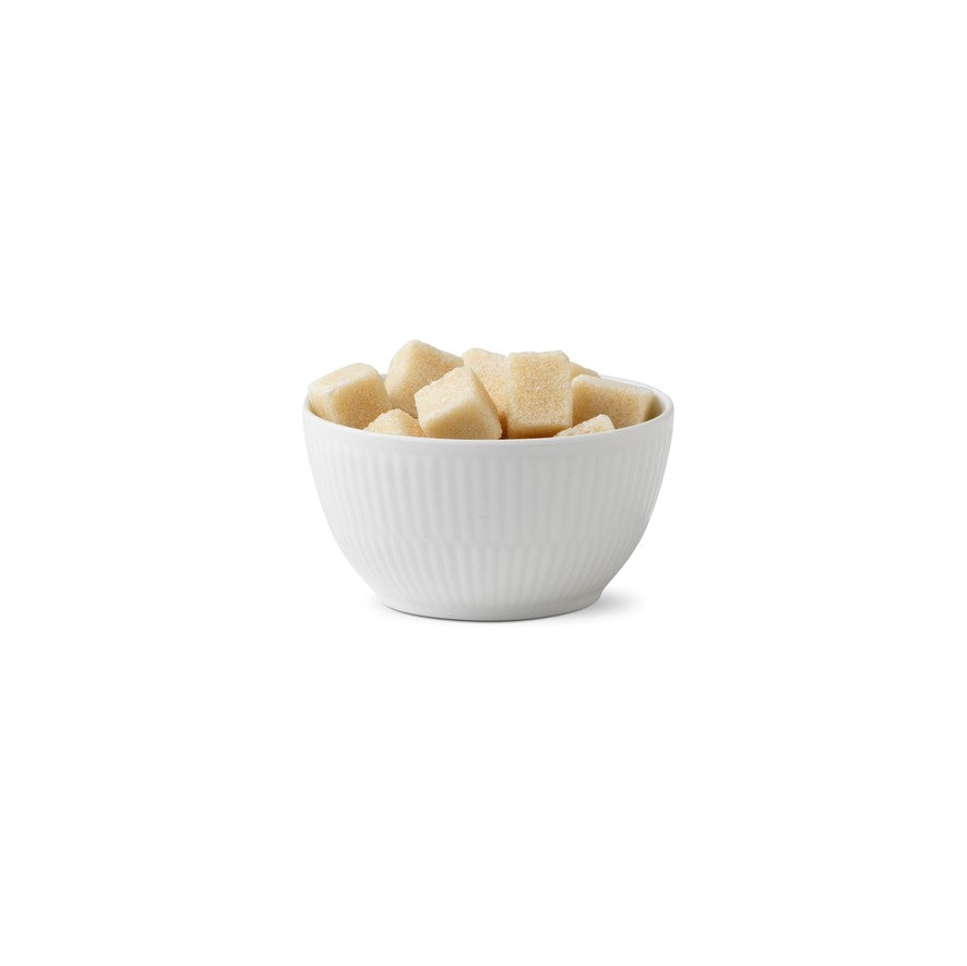 Royal Copenhagen White Flutsed Sugar Bowl, 15Cl