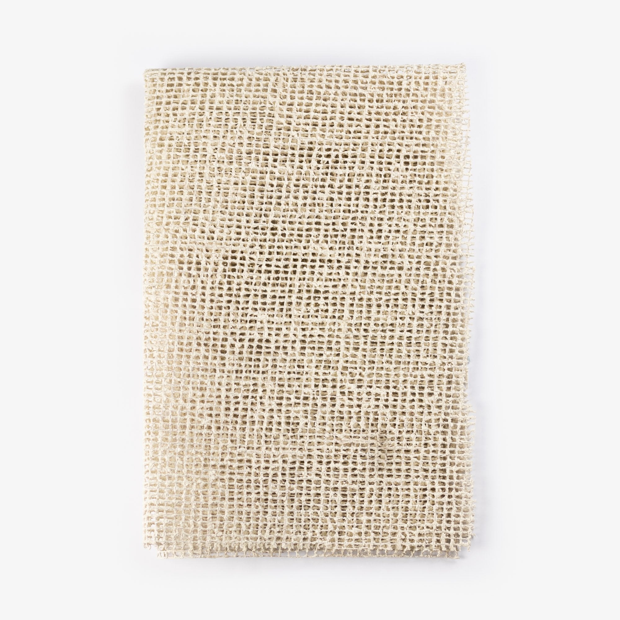 Rug Solid Mate de glissement de latex organique et jute, 60 x 130 cm