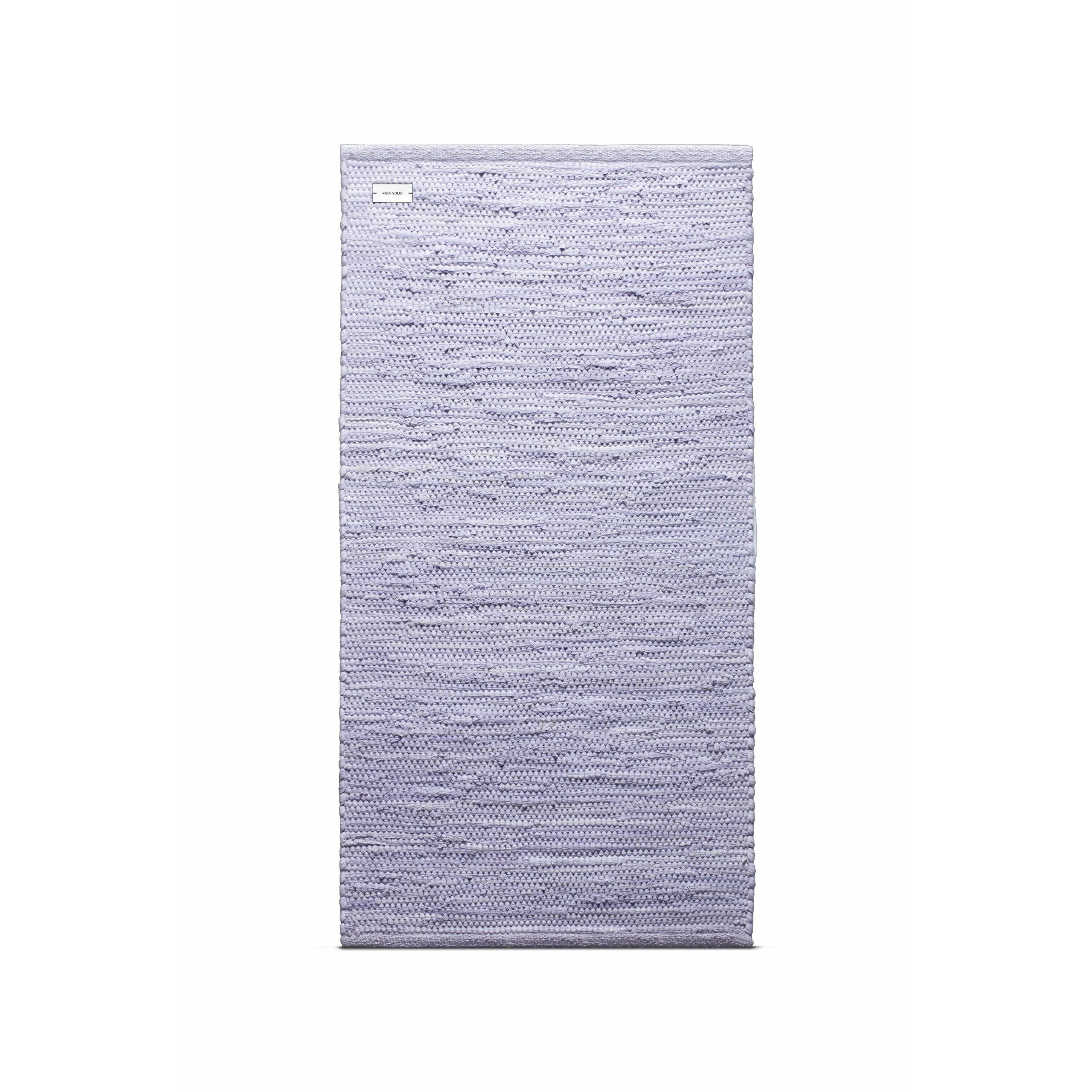 Teppi gegn föstu bómullarteppi 135x65 cm, Lavender