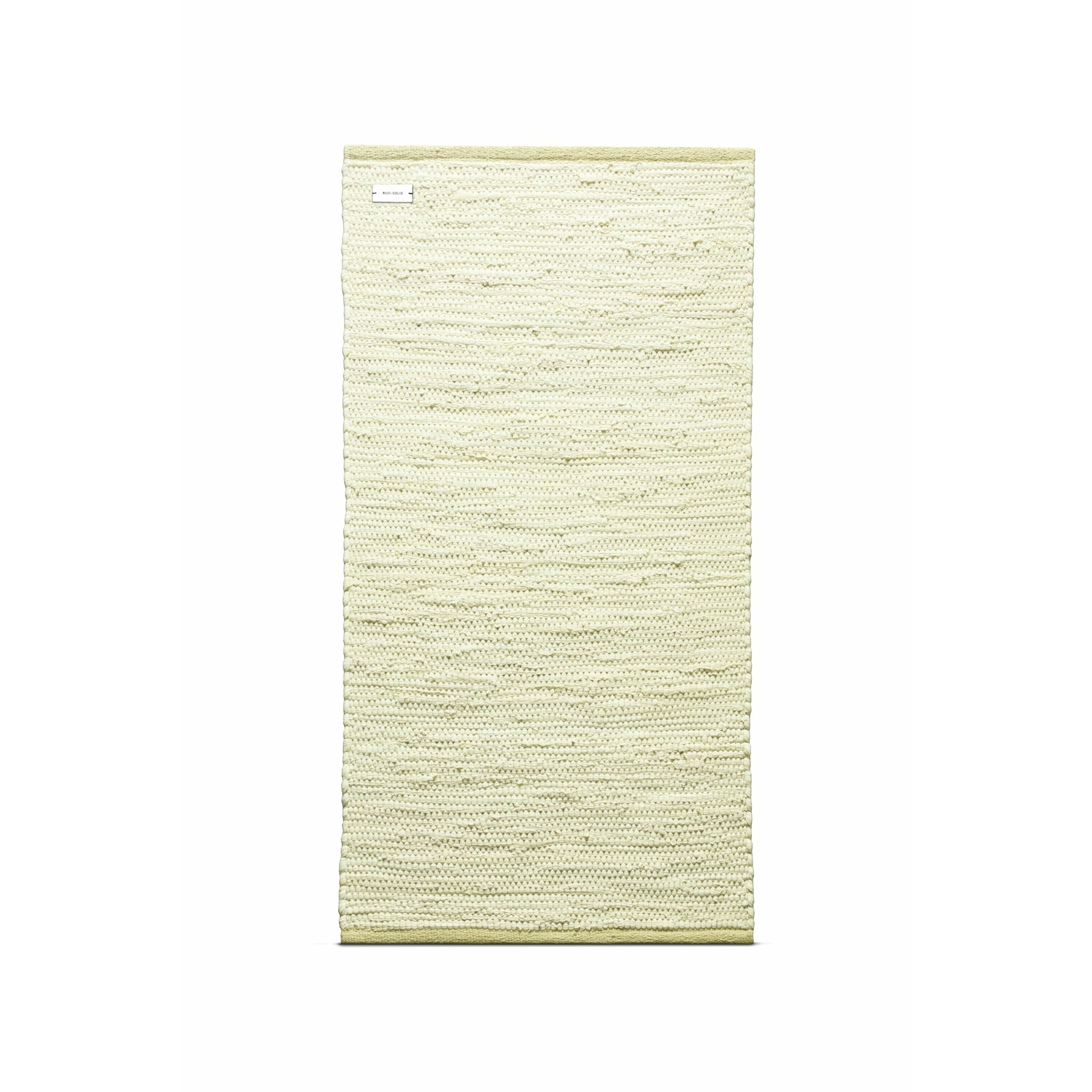 Rug Solid Coton tapis 135x65 cm, citron