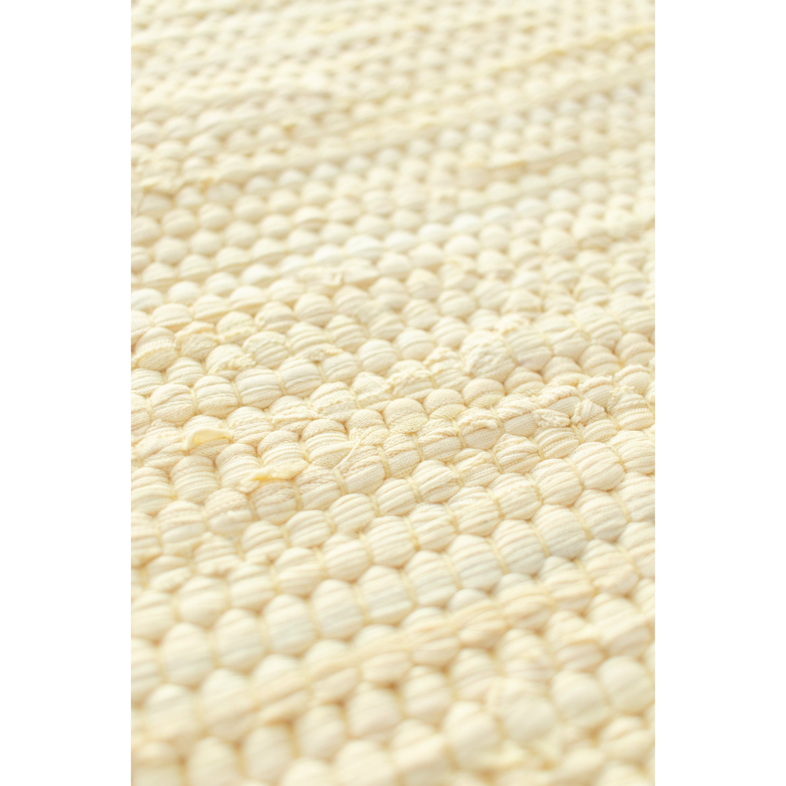Rug Solid Coton tapis 300x75 cm, citron