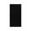 Rug Solid Coton Tapon noir, 75 x 300 cm