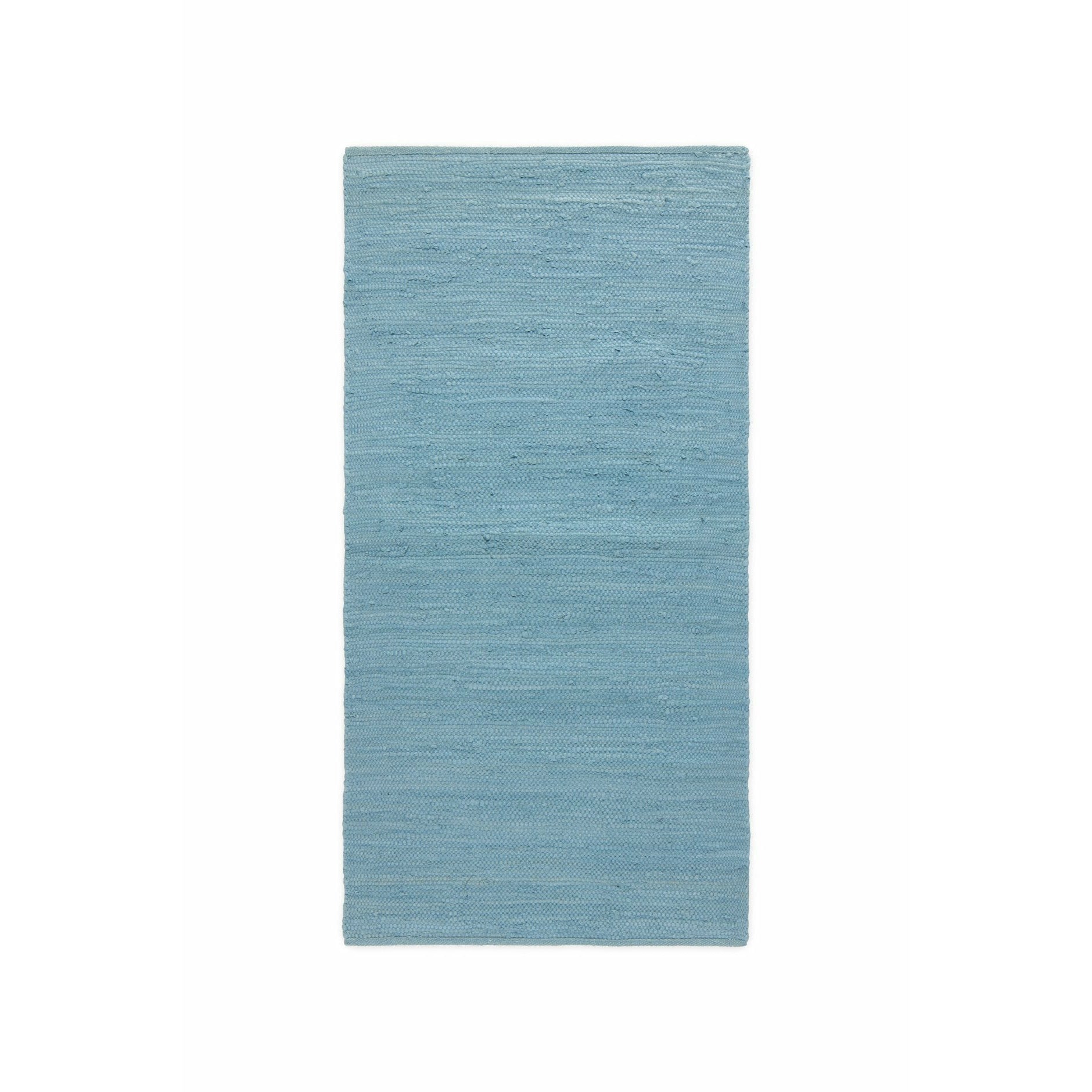 Alfombra de algodón sólido Alfombra Eternity Blue, 75 x 200 cm
