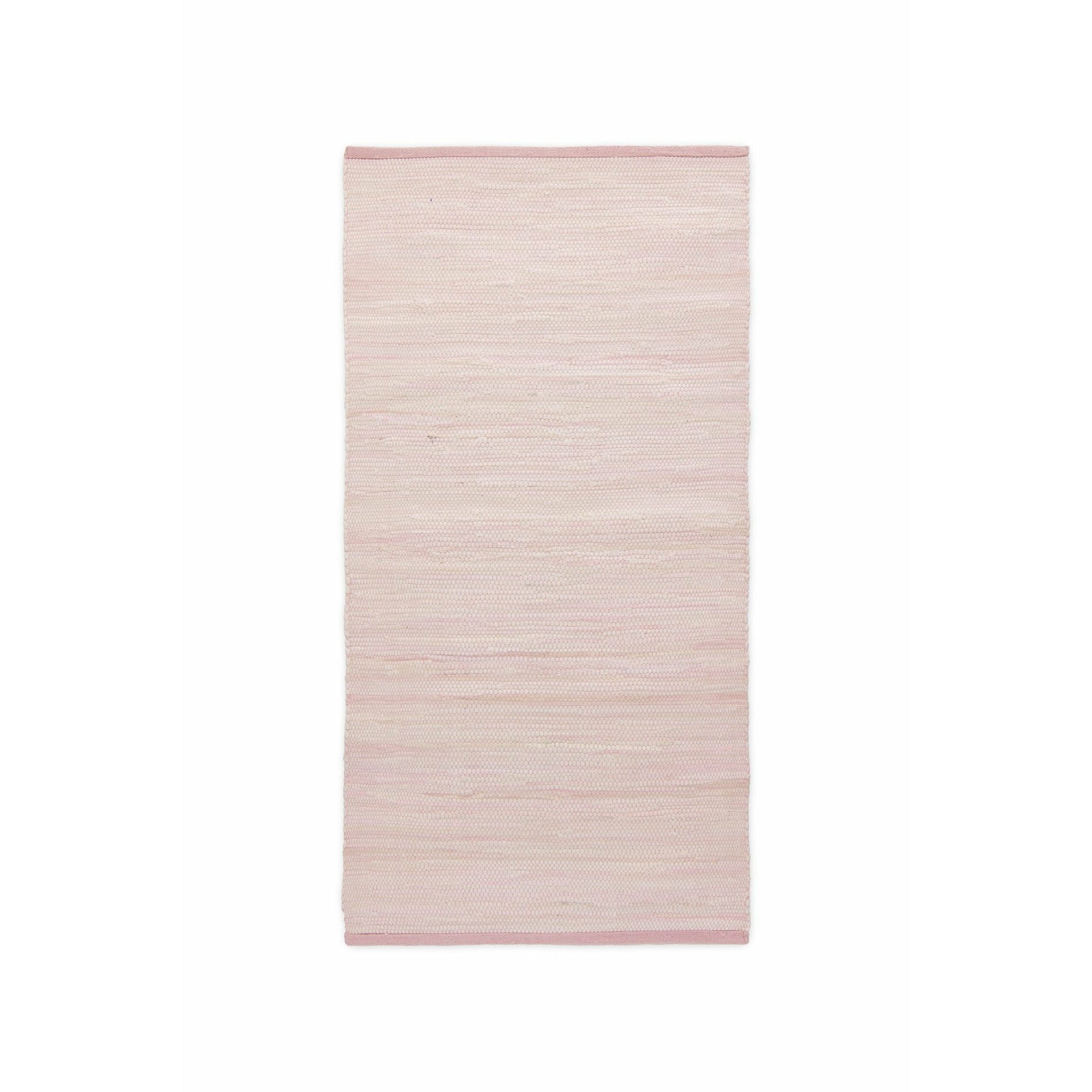 Alfombra de algodón sólido alfombra rosa Misty, 75 x 200 cm