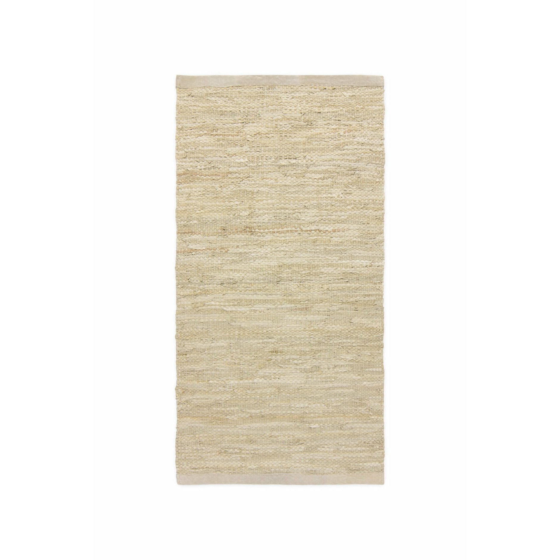 Rug Solid Nahkamato beige, 60 x 90 cm