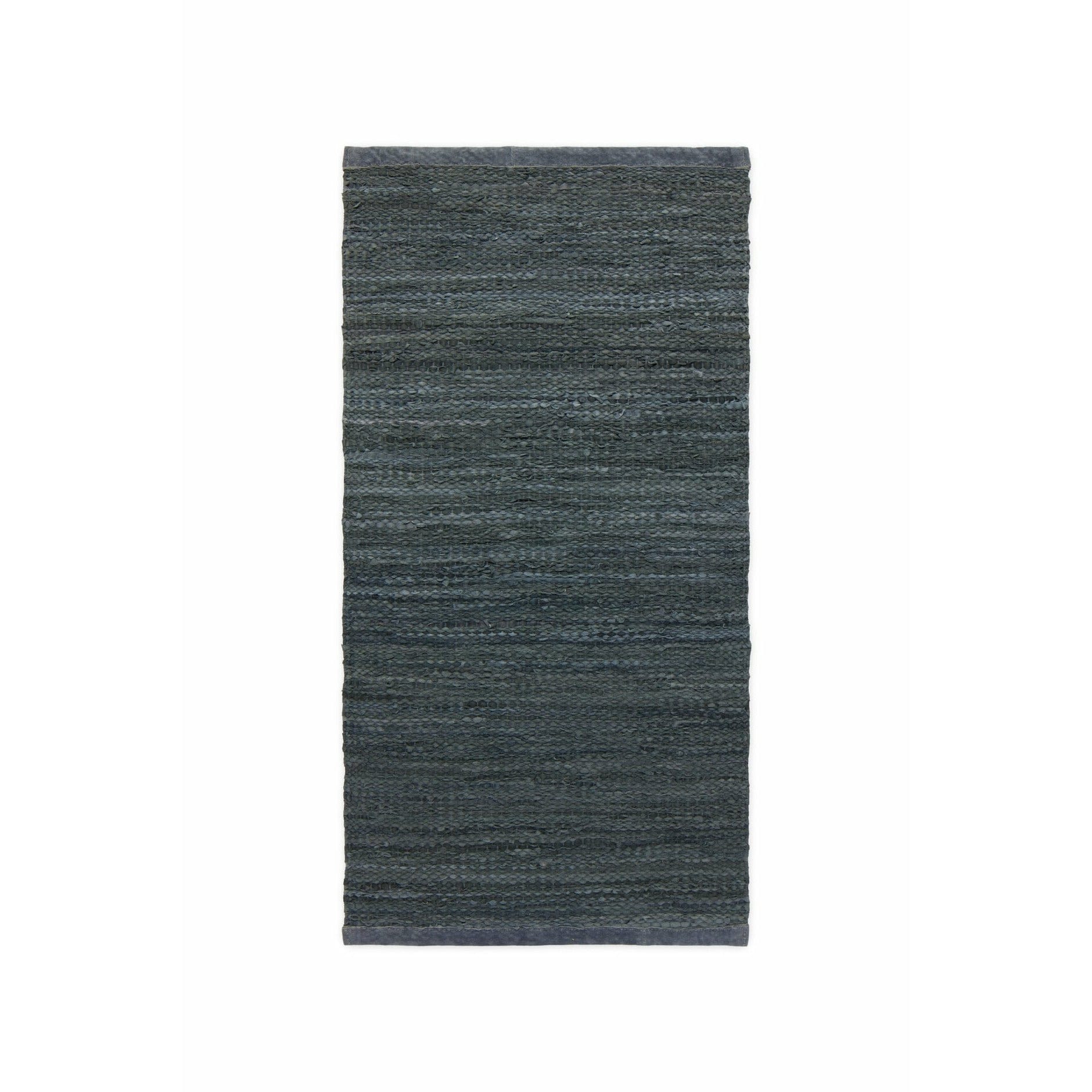 Rug Solid Lædertæppe mørkegrå, 60 x 90 cm
