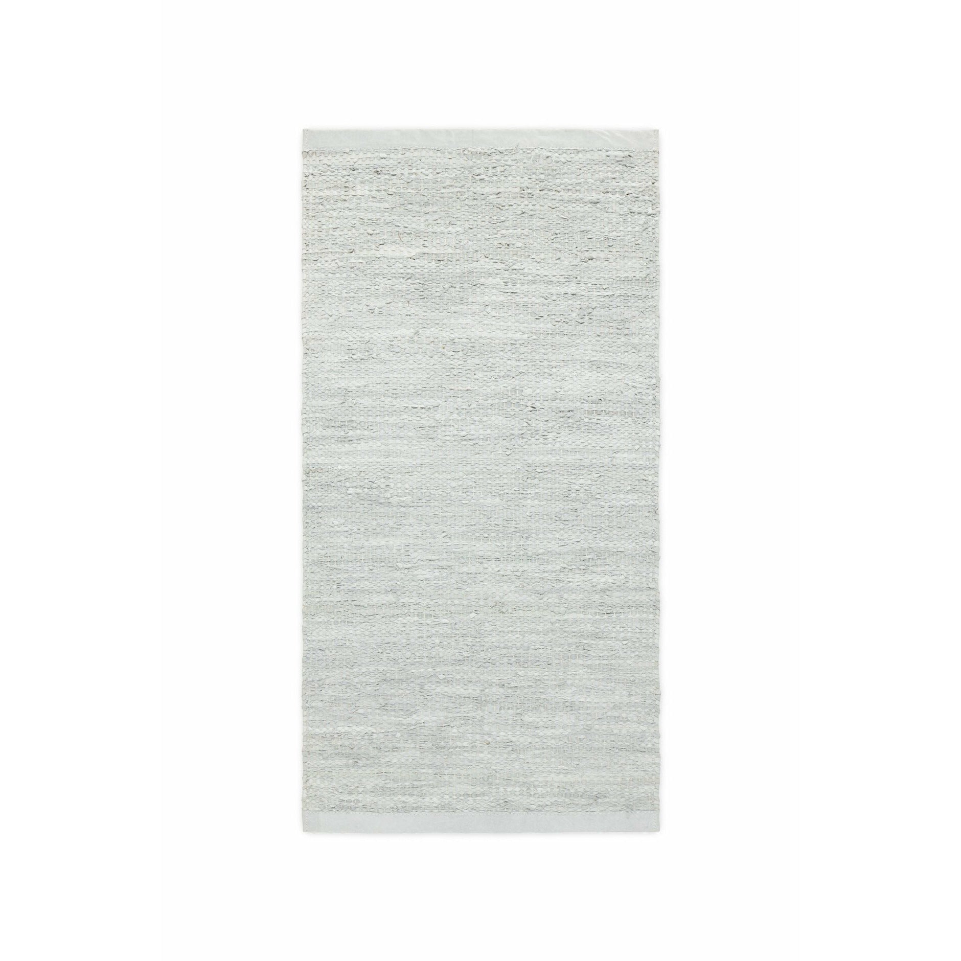 Rug Solid Lederen tapijt kalksteen, 140 x 200 cm