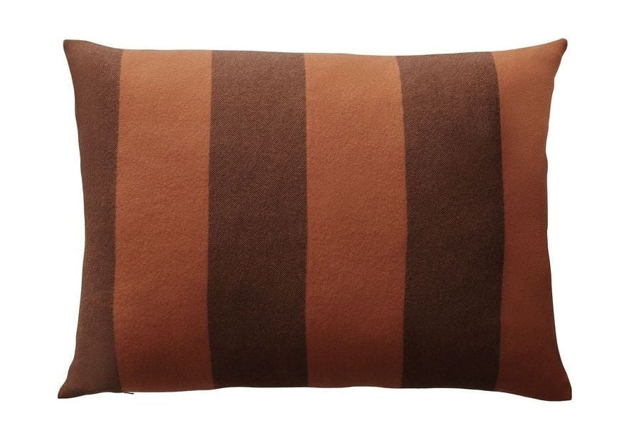Silkeborg Uldspinderi Il cuscino policromo 50x70 cm, arancione/marrone