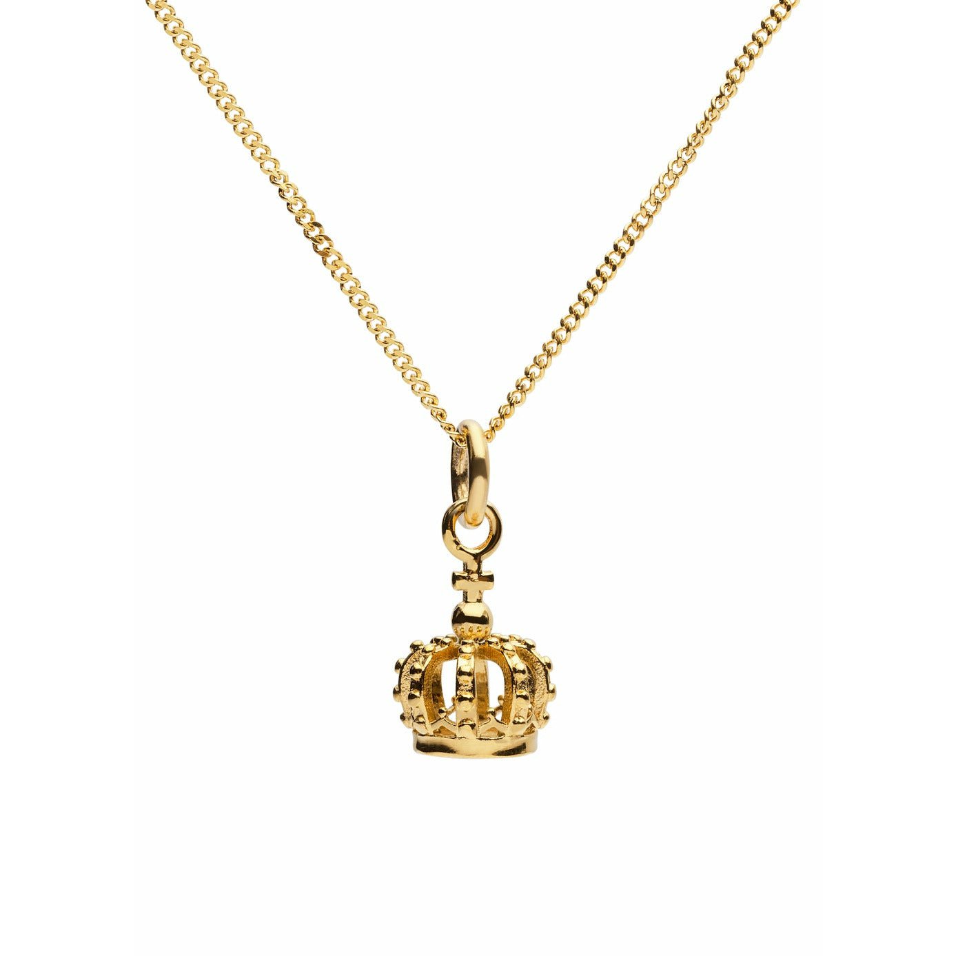 Skultuna Krone Halskette 316 L Stahl vergoldet, ø50 Cm