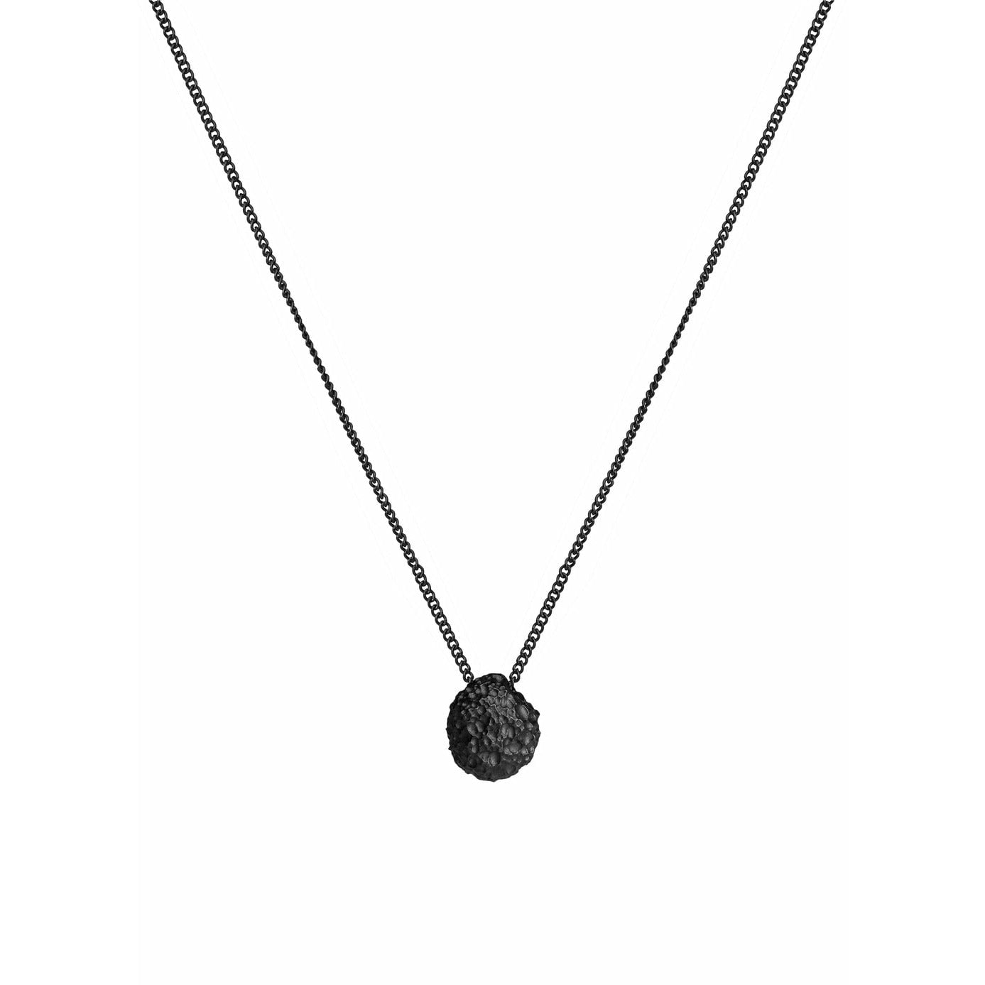 Skultuna Uigennemsigtige genstande halskæde 316 l stål Ø60 75 cm, titanium sort