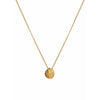 Skultuna Uigennemsigtige genstande halskæde 316 l stål guldbelagt Ø60 75 cm, matt guld