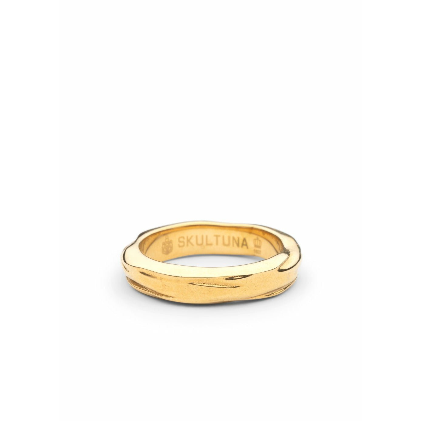 Skultuna Undurchsichtige Objekte Ring Medium Gold, ø1,81 Cm