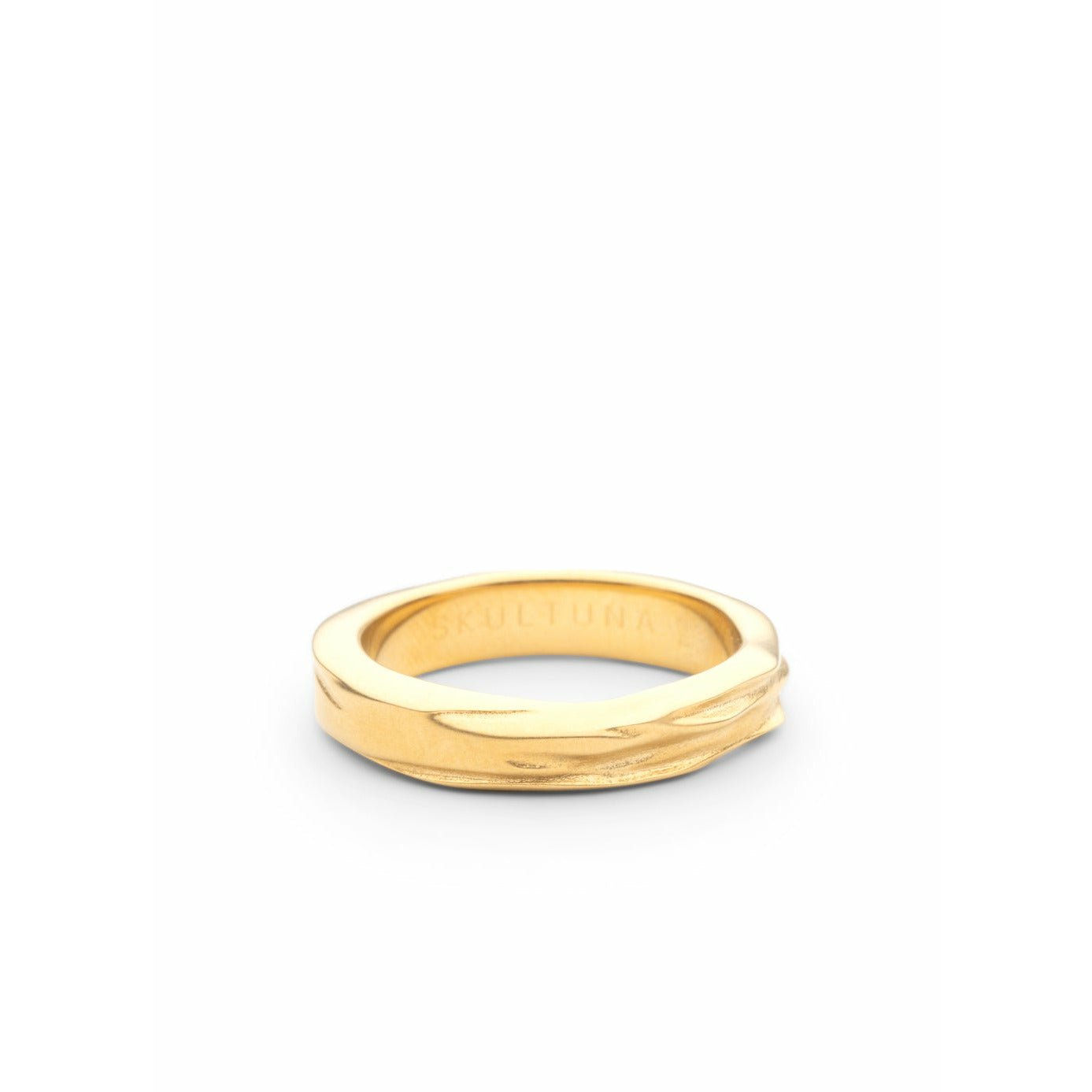 Skultuna Opaque -objecten Ring Medium Matt Gold, Ø1,81 cm