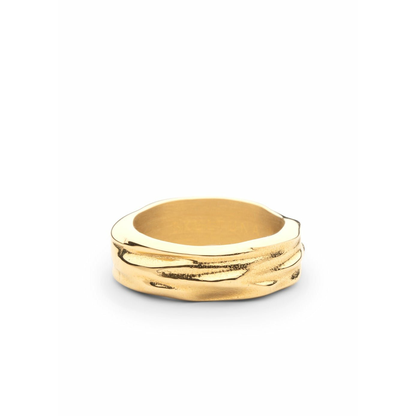 Skultuna Objets opaques à anneau épais petit Matt Gold, Ø1,6 cm