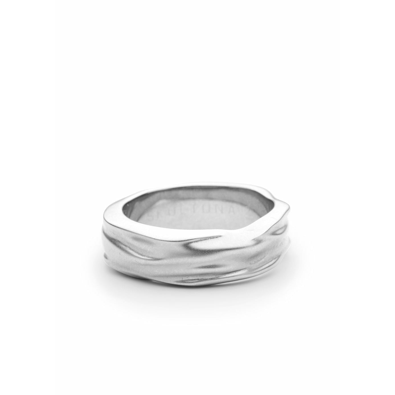 Skultuna Opaque Objects Thick Ring Medium Matt Steel, ø1,81 Cm