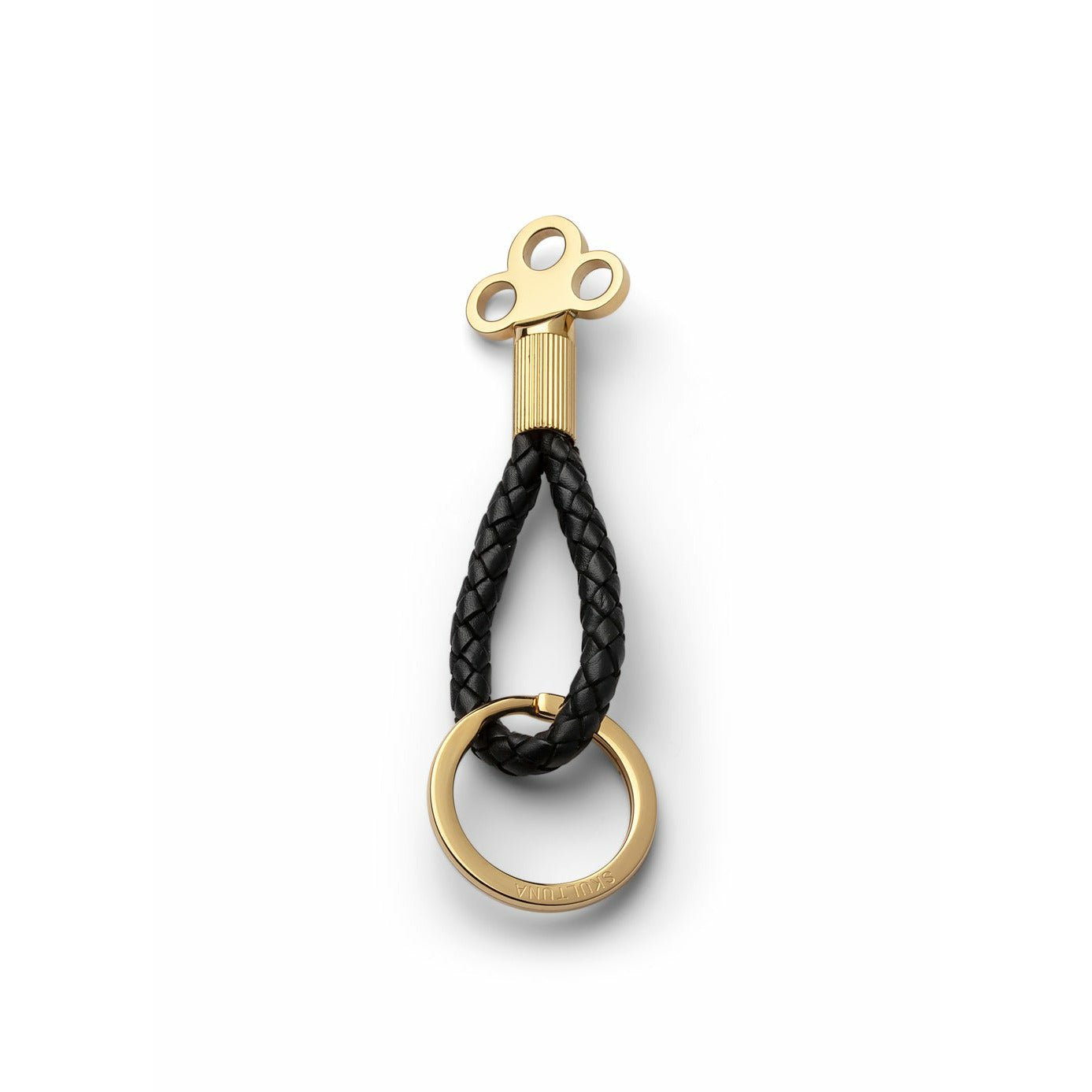 Skultuna Key Holder L 9 cm, zwart goud