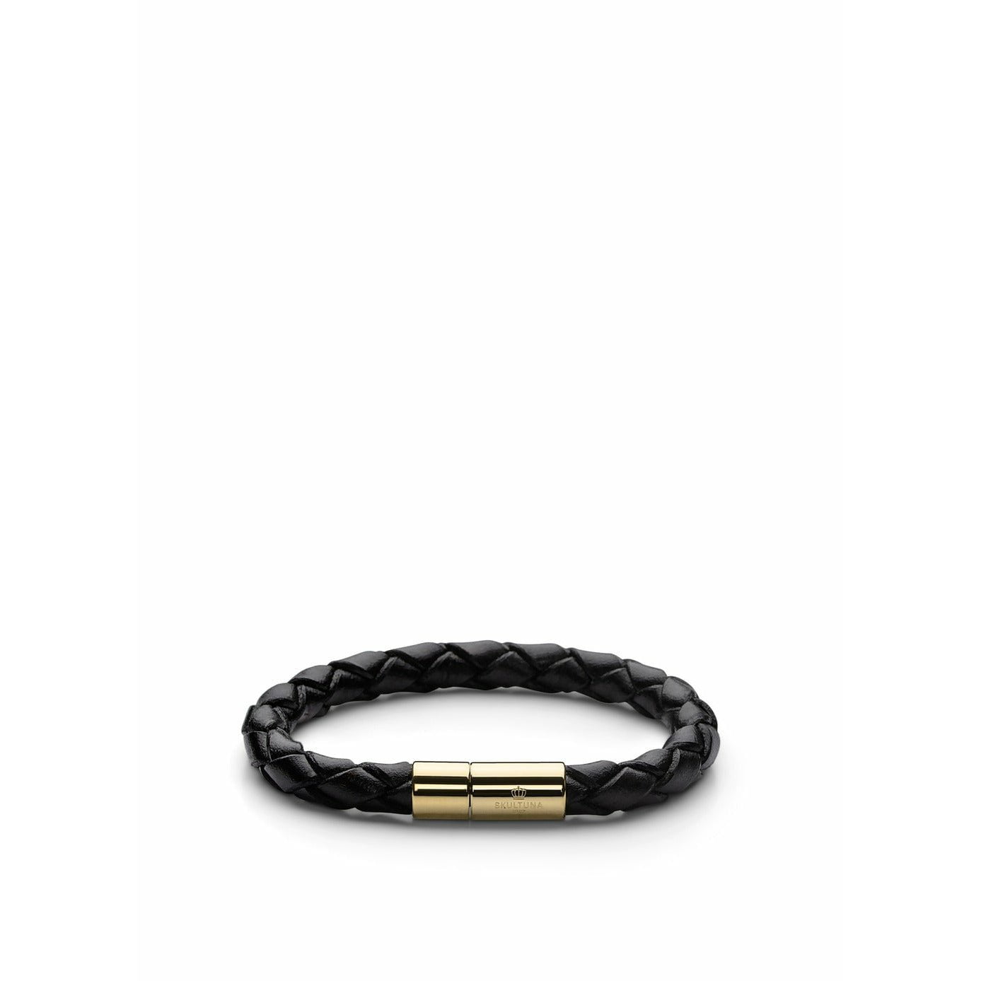 Skultuna De kenmerkende massieve armband groot Ø18,5 cm, zwart