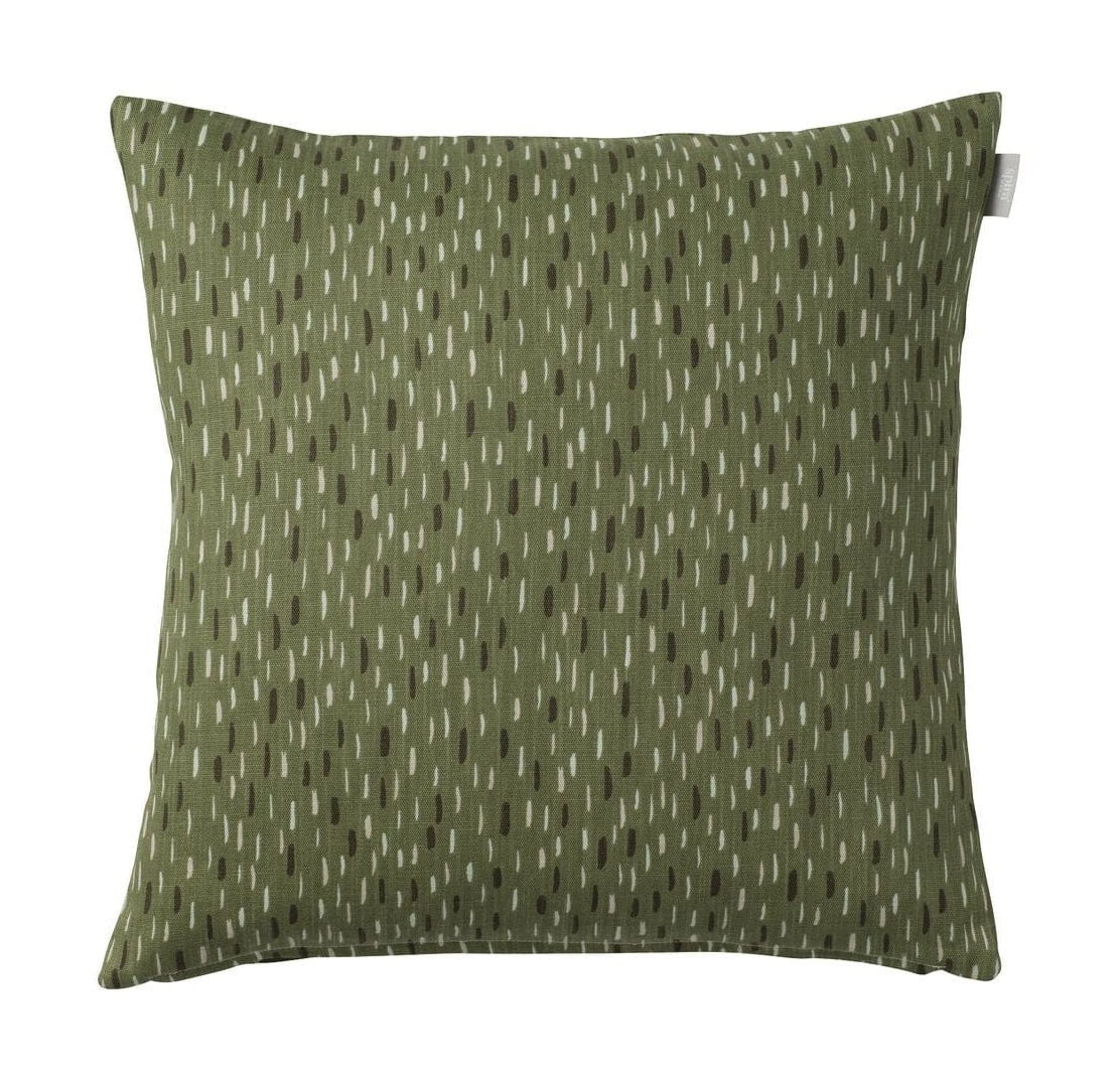 Copertura di cuscino d'arte Spira, verde