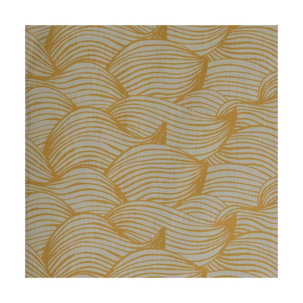 Spira Wave CTC -stof met acrylbreedte 145 cm (prijs per meter), honing