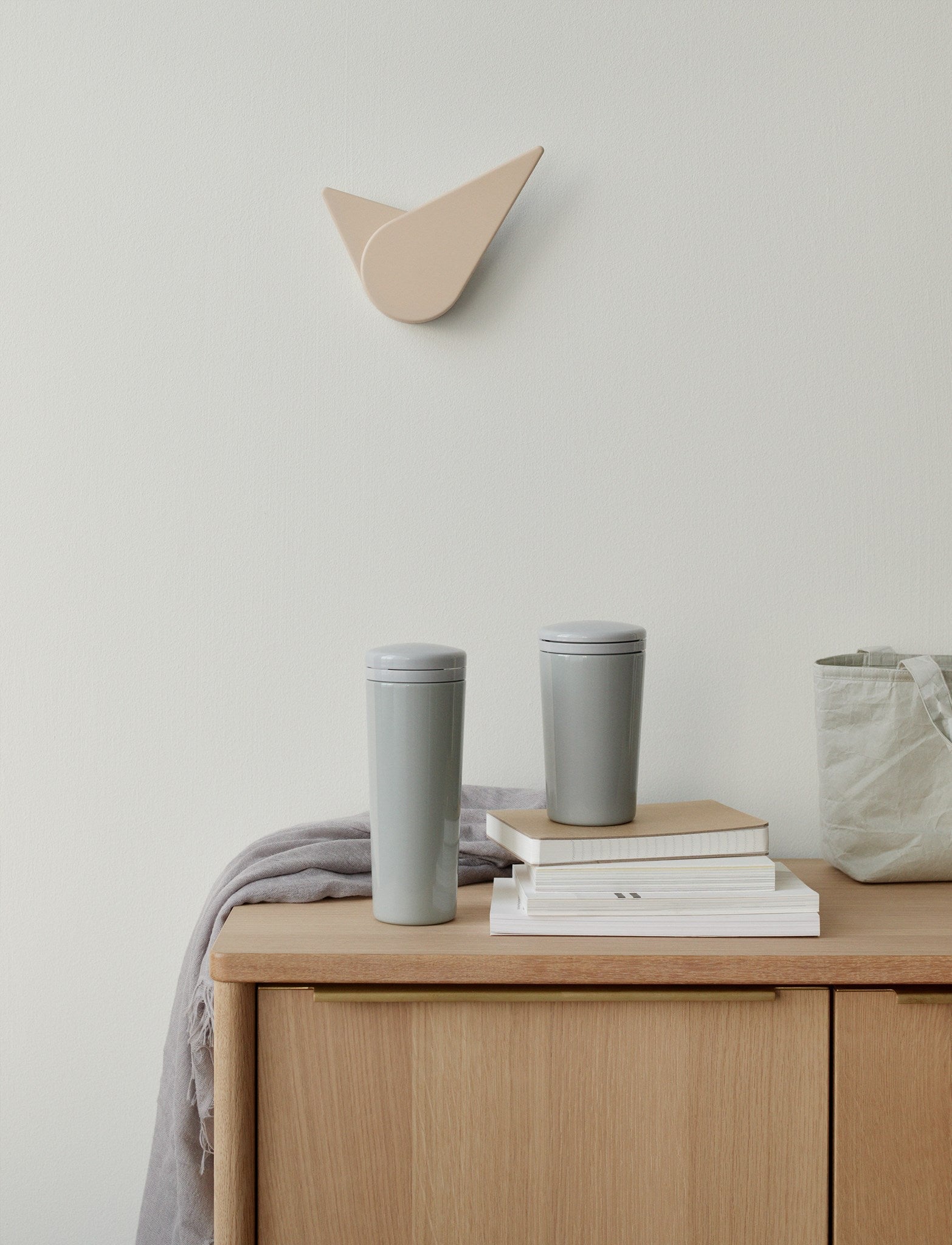 Stelton Carrie Thermo Mug 0,4 L, lysegrå