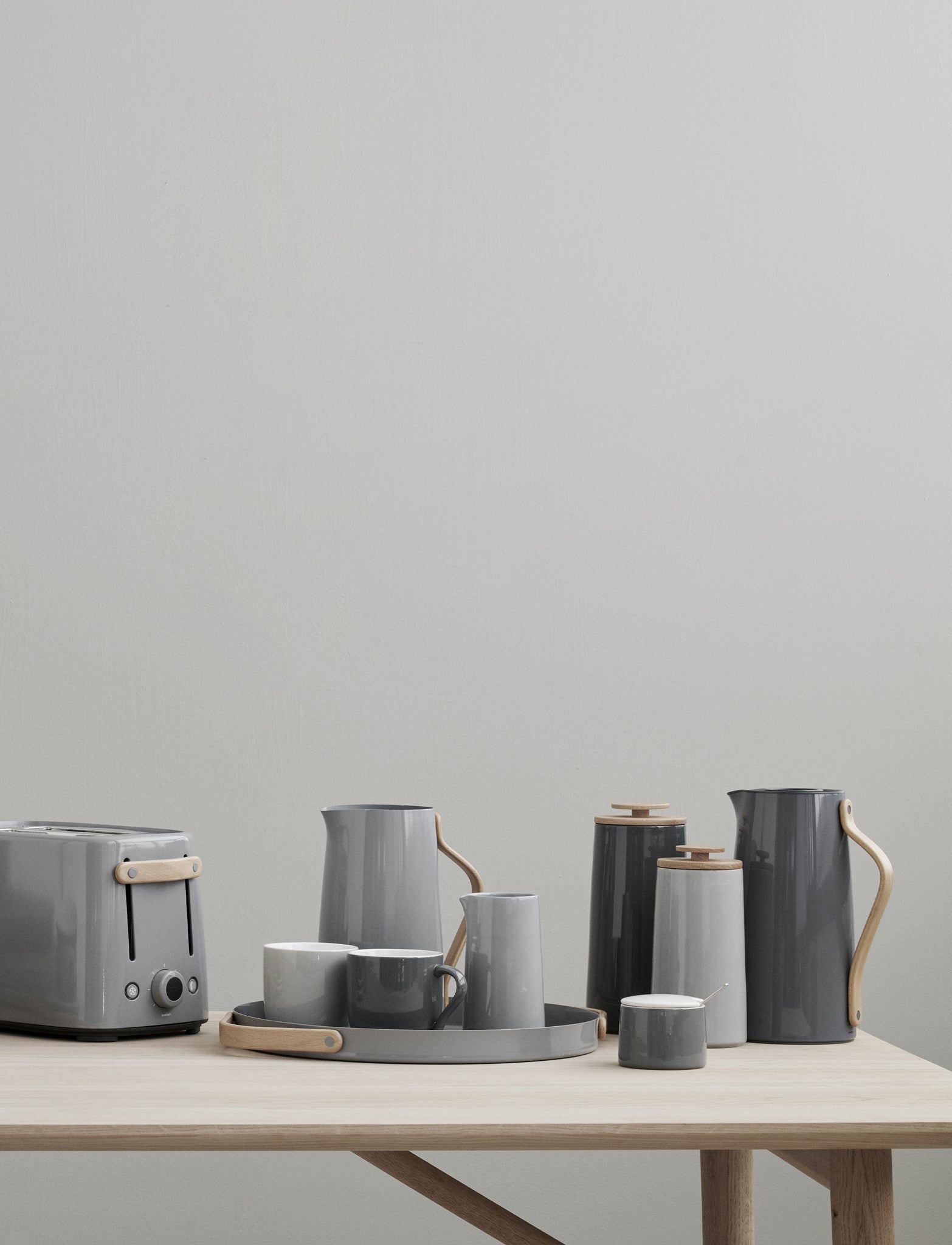Stelton Emma Mug Set Of 2 0,3 L, Grey