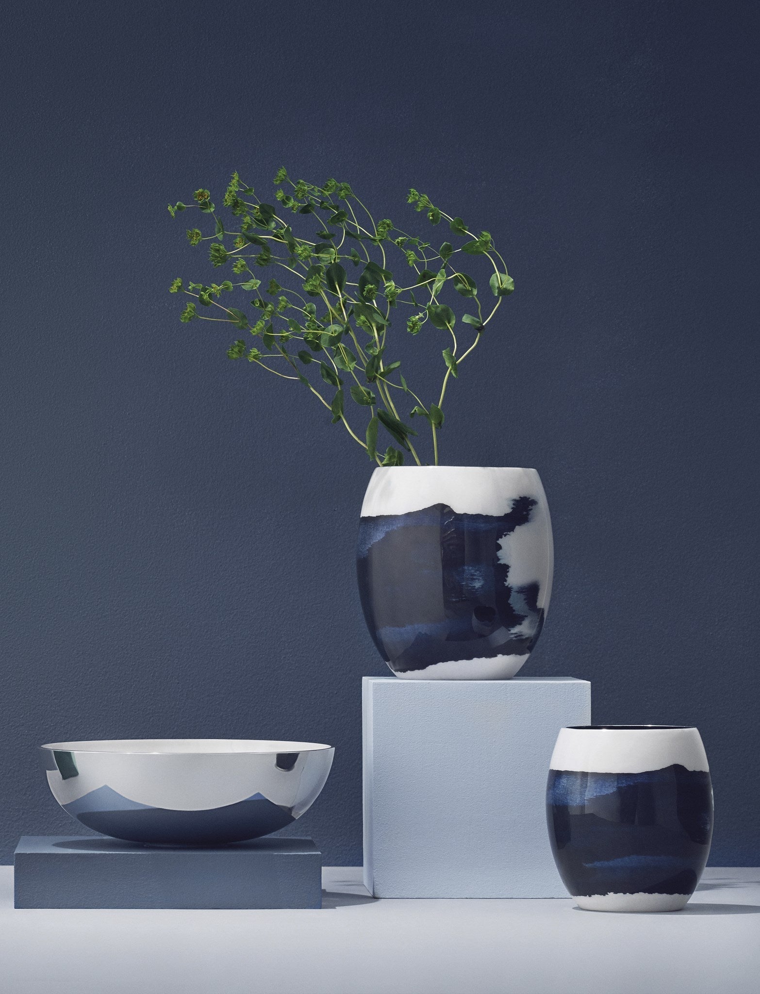 Stelton Stockholm Vase 21,2 cm, Aquatique