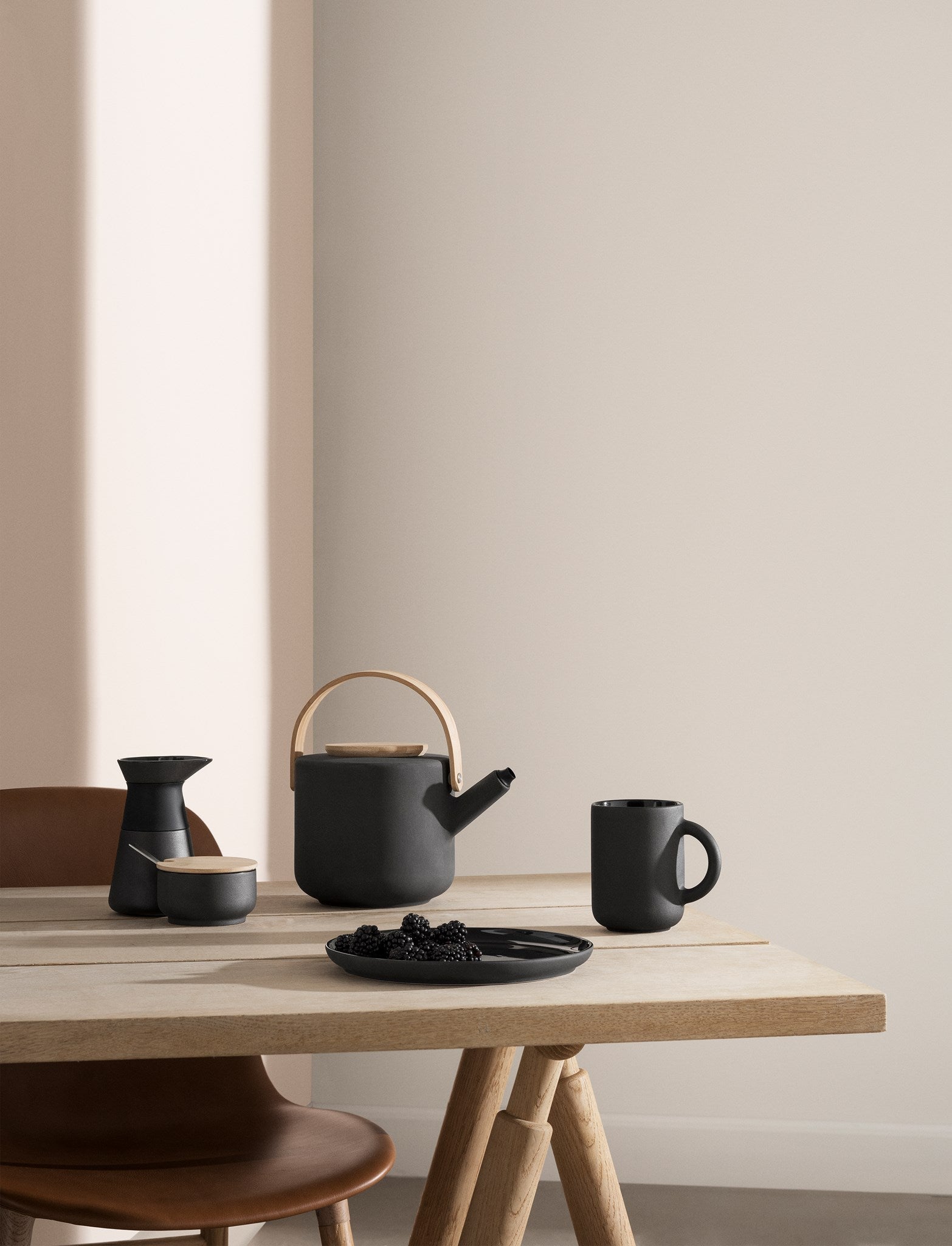 Stelton Theo Teapot 1,25 L, zwart