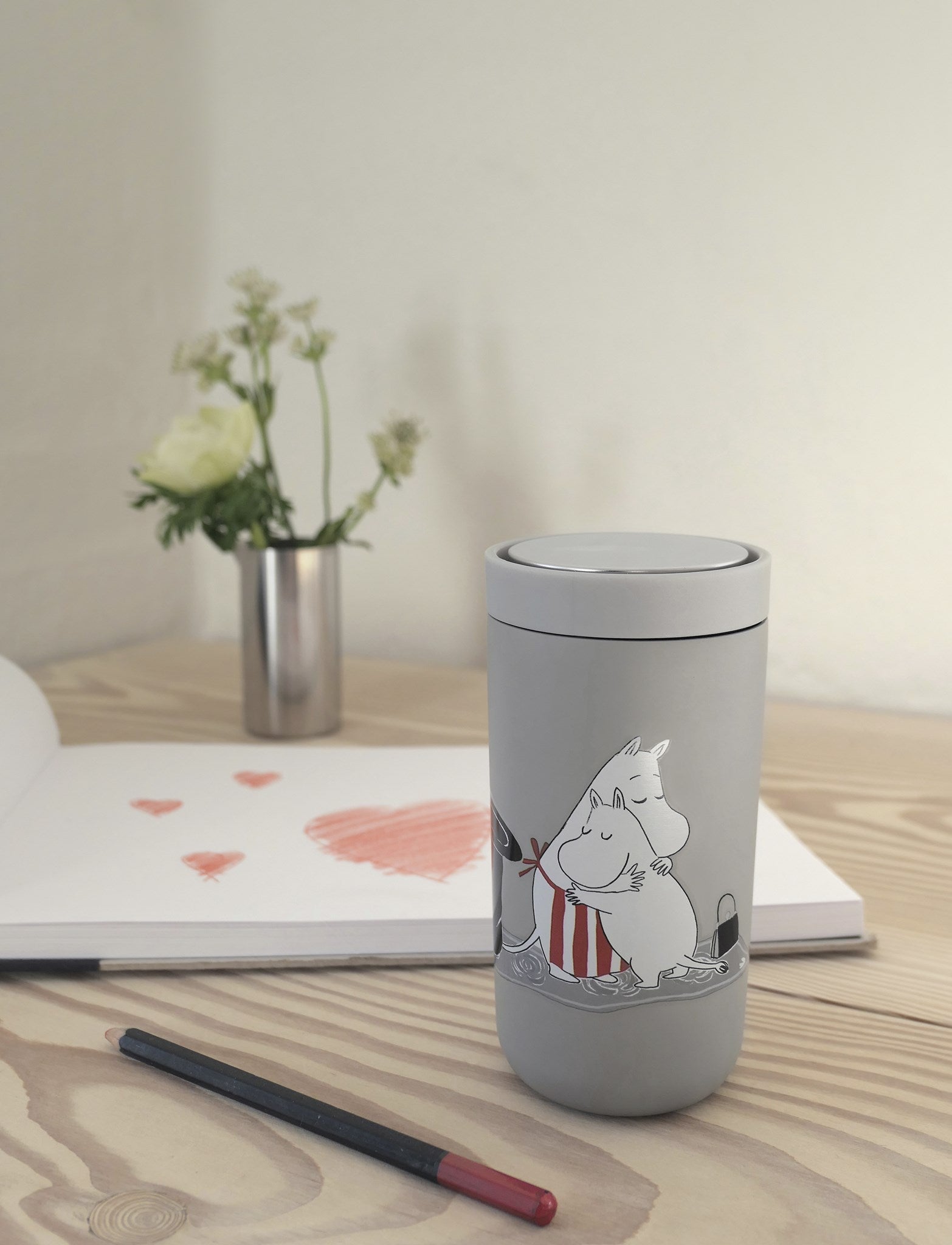 Stelton To Go Click Thermo Mug 0.2 L, Moomin Soft