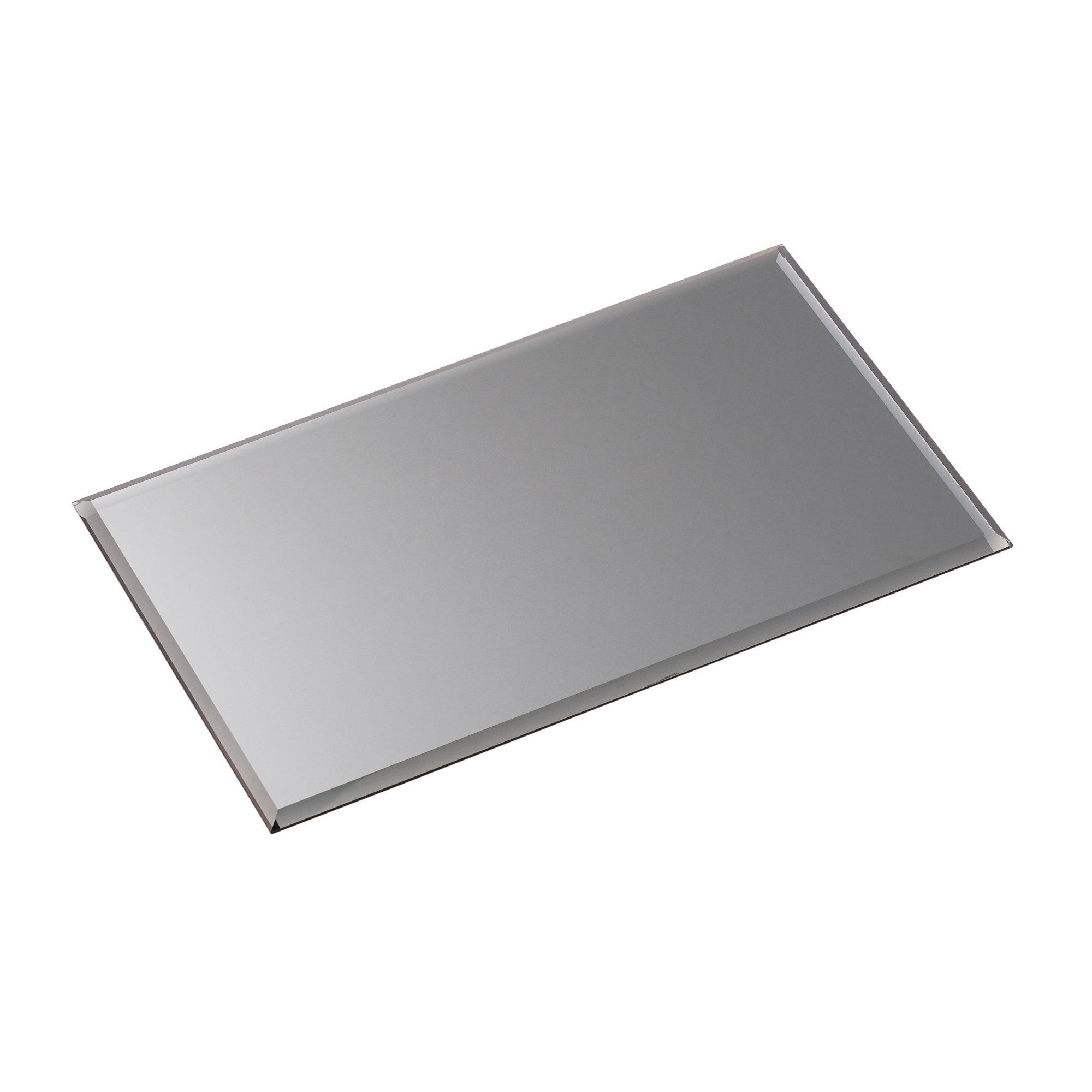 Placa de vidrio de Stoff Nagel negro ahumado, rectangular