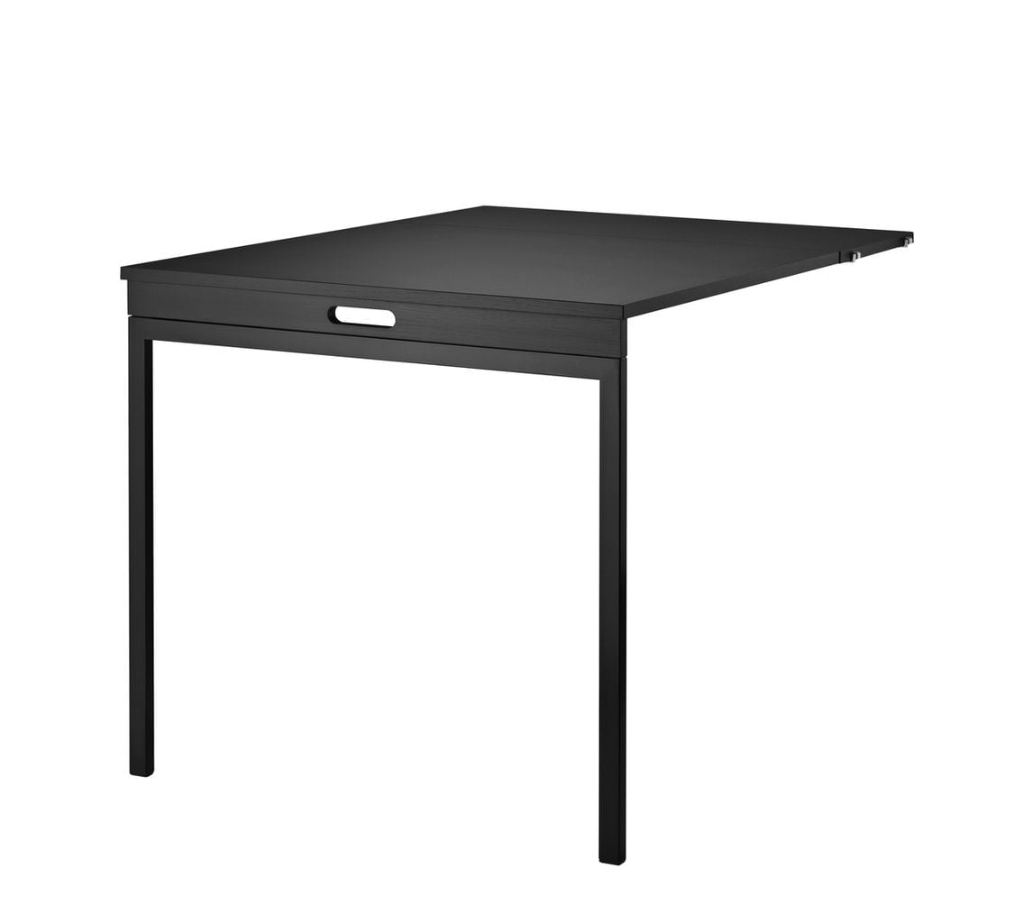 String Furniture String System Folding Table Black Stained Ash, Black