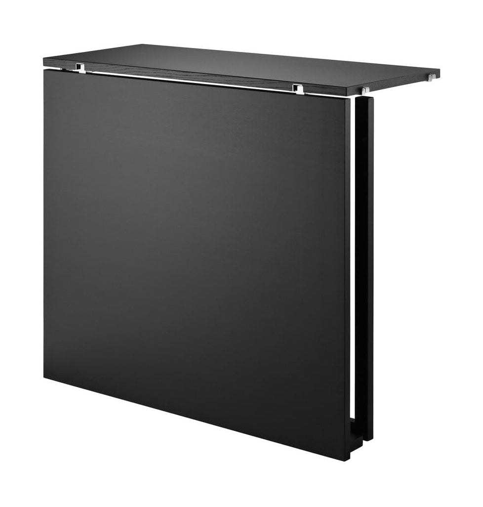 String mobili String Sistema pieghevole tavolo pieghevole cenere macchiata nera, nero