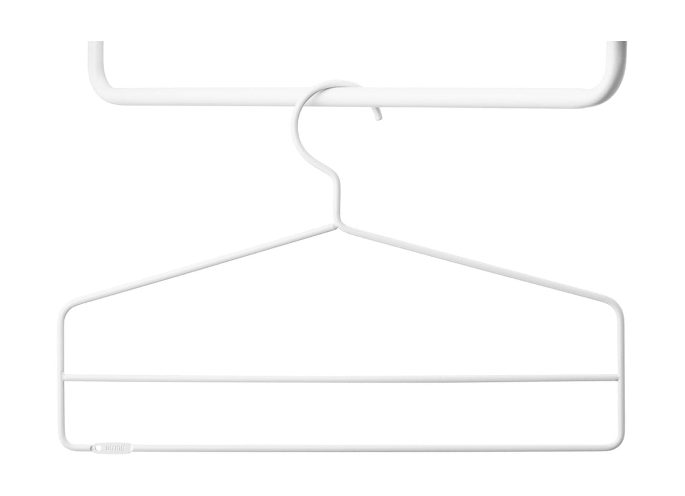 String Furniture String System Coat Hook White, set van 4 2